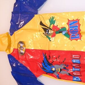 Kids Batman & Robin Raincoat Size 8